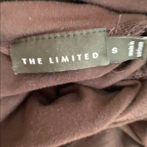 The Limited Tops - Short sleeve brown mock turtleneck The Limited Tops - Short sleeve brown mock turtleneck